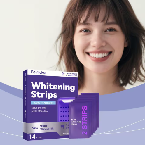 Weißes Lächeln – schon nach der ersten Anwendung | Feimuko Whitening Strips